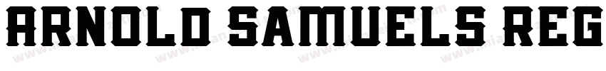 Arnold Samuels Regul字体转换